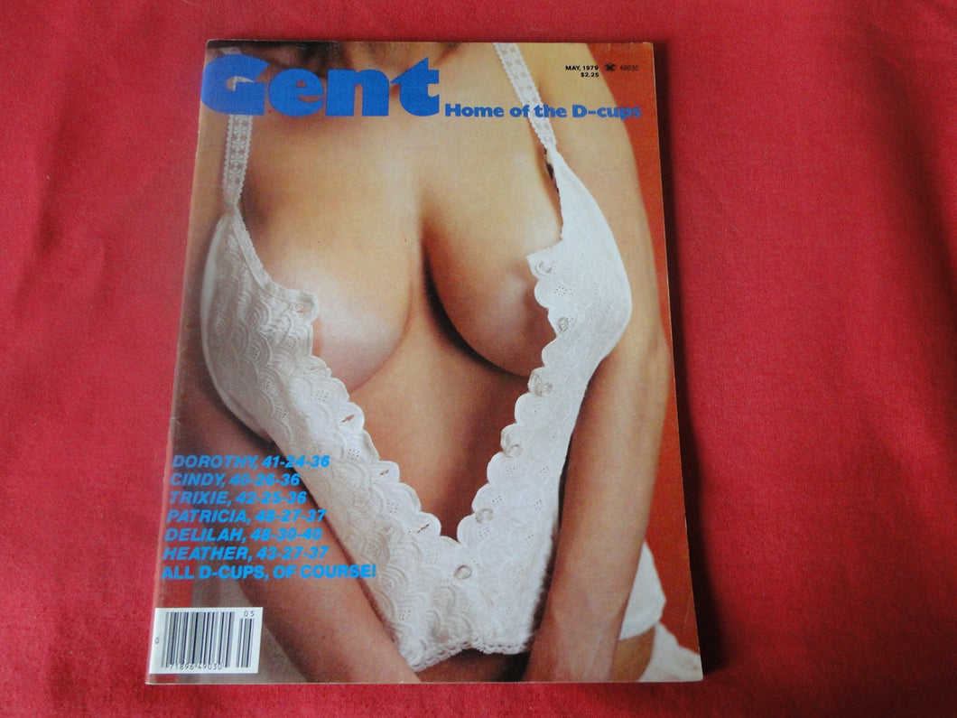 Vintage Nude Erotic Sexy Adult Big Tit Magazine Gent May 1979      P92