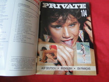 Load image into Gallery viewer, Vintage Nude Erotic Sexy Adult Magazine Private #104 1991   JB55
