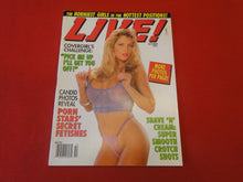 Load image into Gallery viewer, Vintage Nude Erotic Sexy Adult Magazine Live Oct. 1991   P111
