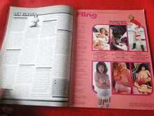 Load image into Gallery viewer, Vintage Nude Erotic Sexy Adult Magazine Fling November 1985          JB25
