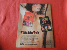 Load image into Gallery viewer, Vintage Nude Erotic Sexy Adult Magazine Swank September 1984        G8
