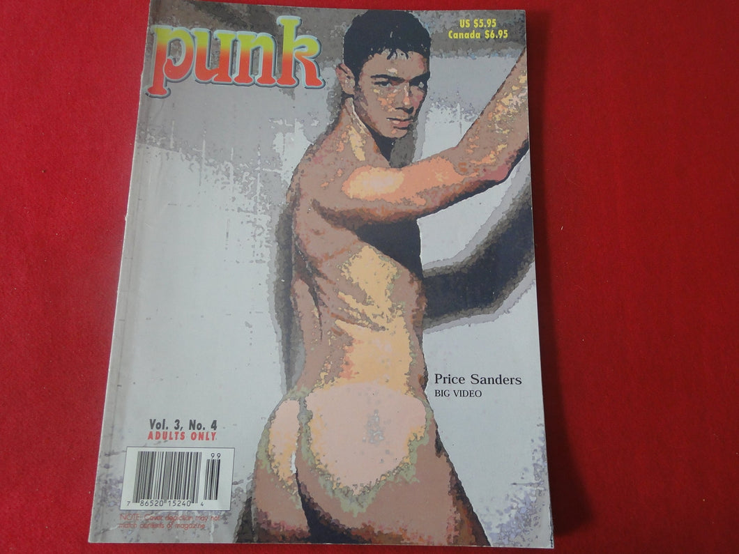 Vintage Adult Erotic Sexy Magazine Gay Interest Punk 1997        JB40
