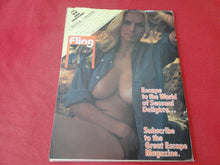 Load image into Gallery viewer, Vintage Nude Erotic Sexy Adult Magazine Fling September 1978 Roberta Pedon A BIT ROUGH  JB66
