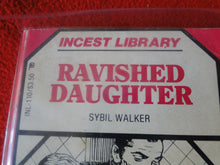 Load image into Gallery viewer, Vintage Erotic Adult Paperback Novel/Book Ravished Daughter    G3
