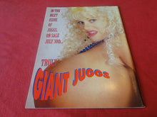 Load image into Gallery viewer, Vintage Nude Erotic Sexy Adult Magazine Juggs August 1992        G1
