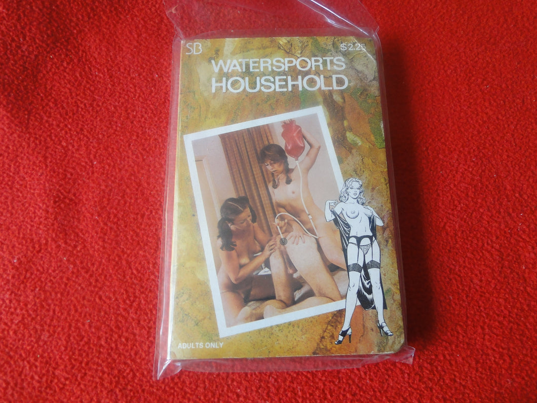 Vintage Erotic Adult Paperback Novel/Book Watersports Household   G3