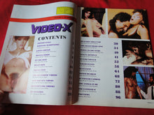 Load image into Gallery viewer, Vintage Nude Erotic Sexy Adult Magazine Video-X 1984           JB25
