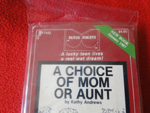 Load image into Gallery viewer, Vintage Erotic Adult Paperback Novel/Book Mother&#39;s A Choice of Mom or Aunt Patch Pokets 1987  G3
