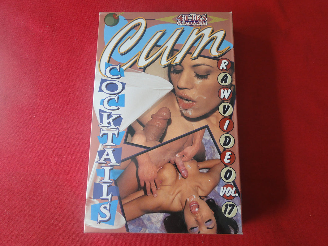 Vintage Adult XXX VHS Porn Tape Movie Cum Cocktails 4 Hours Vol. 17      X20