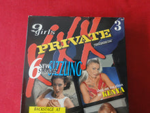 Load image into Gallery viewer, Vintage Adult XXX VHS Porn Tape Movie Private XXX 3 9 Girls           X20
