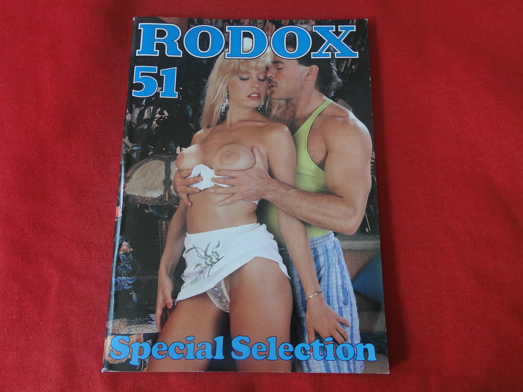 Vintage Nude Erotic Sexy Adult Magazine Rodox #51 1991       JB56