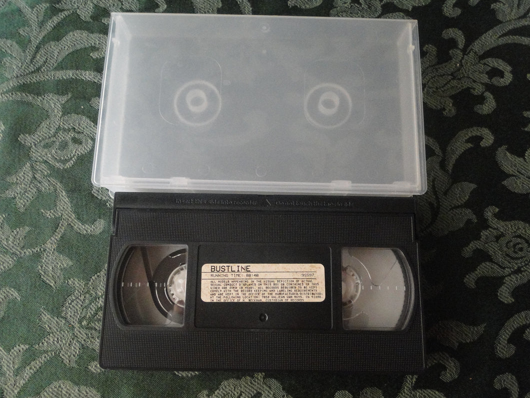 Vintage Adult XXX VHS Porn Tape X-Rated Bustline           X3