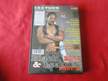 Load image into Gallery viewer, Vintage Adult Gay Porn DVD XXX Movie Black, Sex &amp; Leather Part 2       %%
