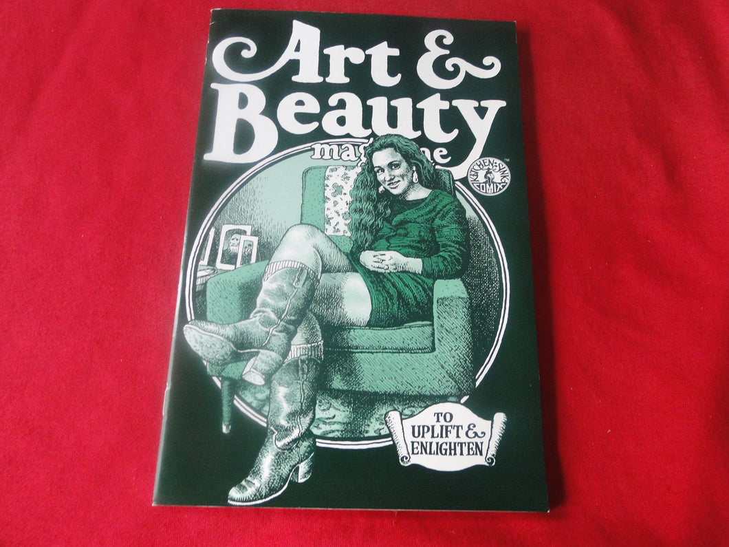 Vintage Nude Erotic Sexy Adult Comic Book/Magazine Art & Beauty Kitchen Sink Comix P83