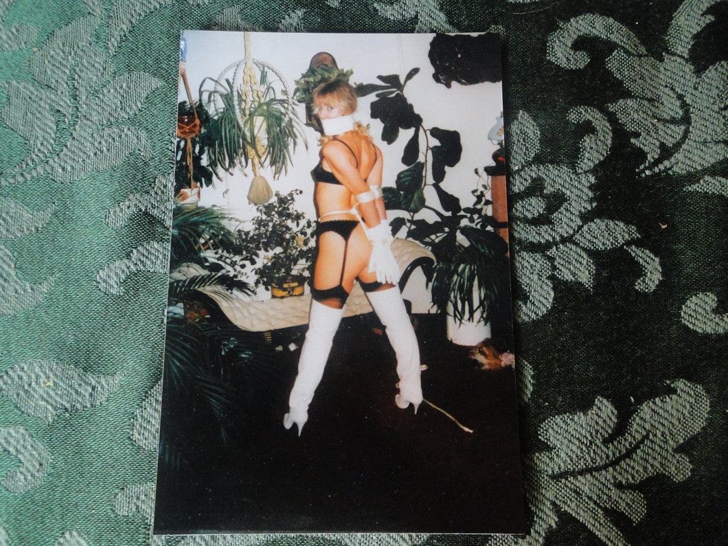 Vintage Erotic Sexy Nude Woman Photo 4 x 6 Nice Ass BDSM       BBa