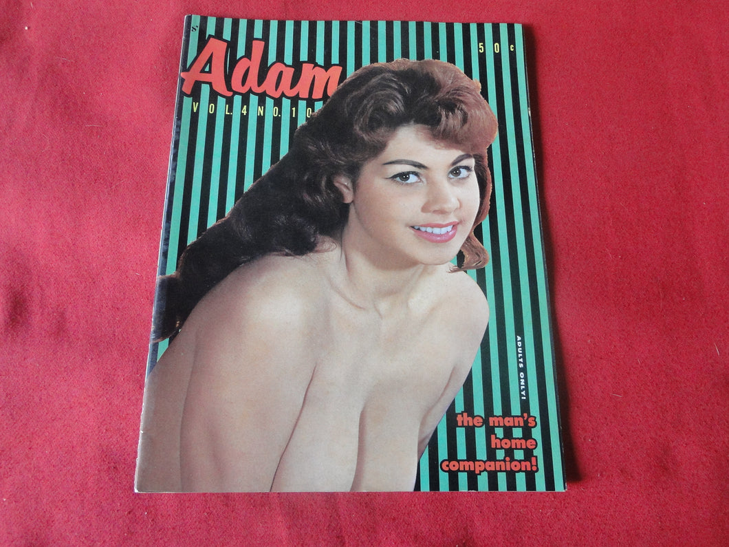Vintage Nude Erotic Sexy Adult Magazine Adam 1960     JB2b