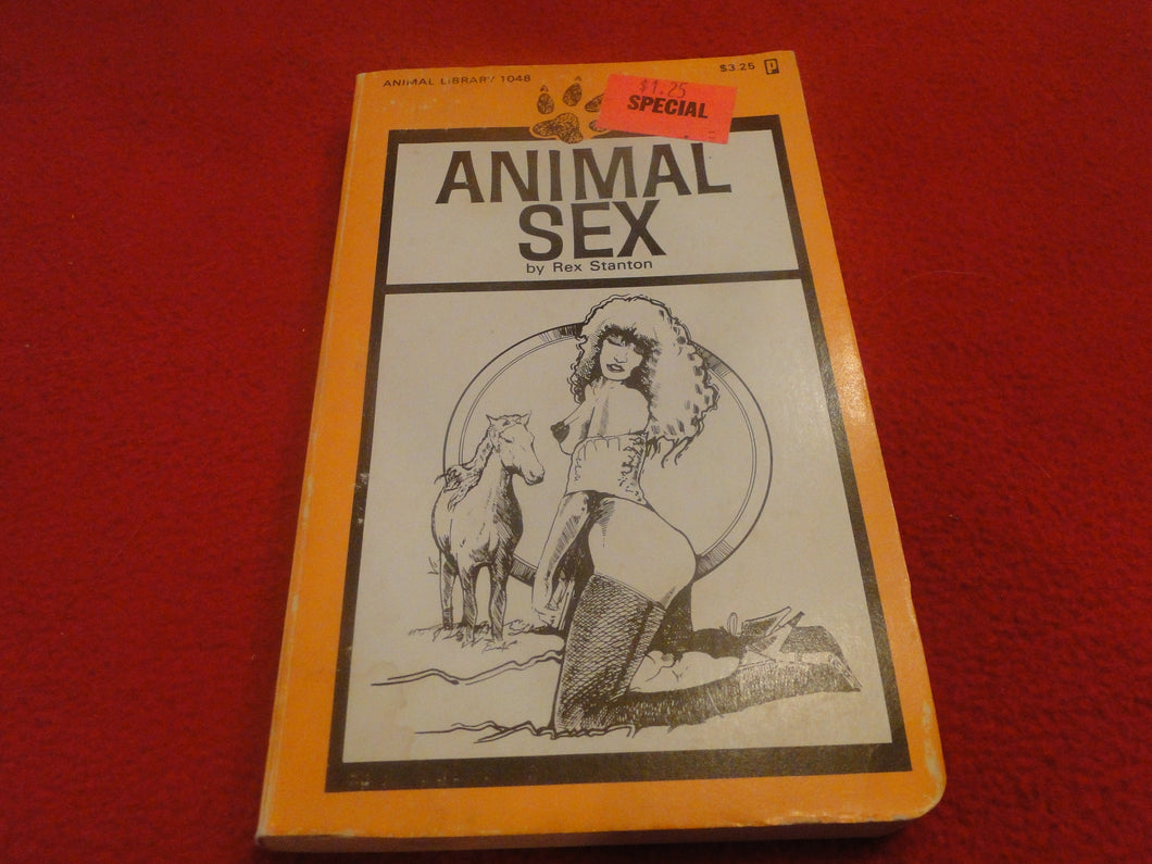 Vintage Erotic Adult Paperback Book/Novel Animal Sex         G4
