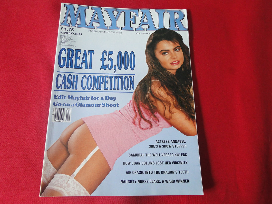 Vintage Nude Erotic Sexy Adult Magazine Mayfair V.24 #4        AS