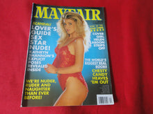 Load image into Gallery viewer, Vintage Nude Erotic Sexy Adult Magazine Mayfair 1991      AS
