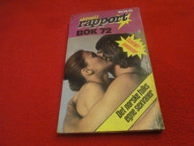 Load image into Gallery viewer, Vintage Erotic Adult Paperback Book/Novel Aktuell Rapport Bok 72    G4
