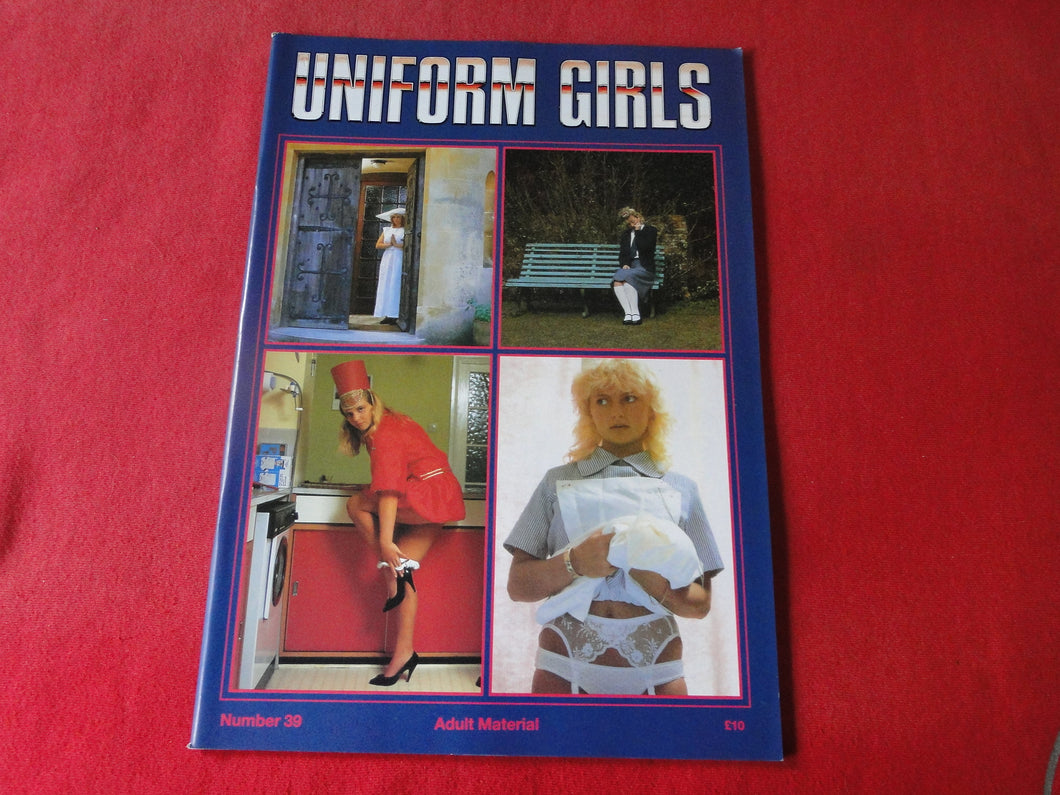 Vintage Nude Erotic Sexy Adult Magazine BDSM Uniform Girls #39     1H