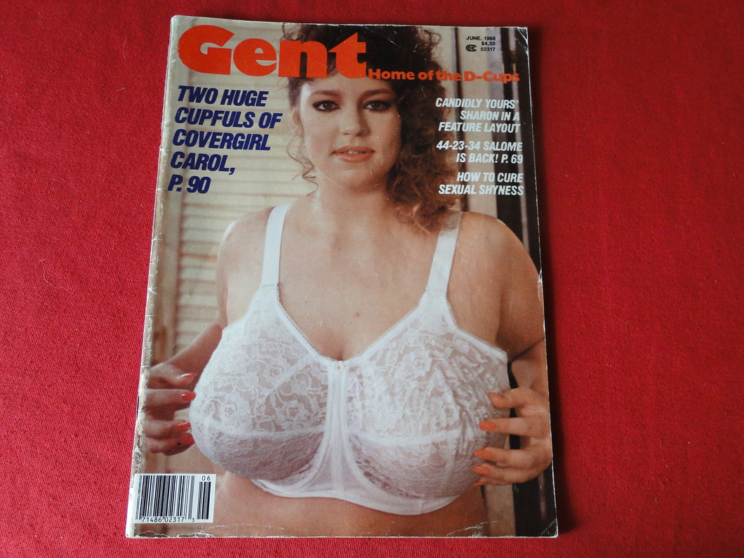 Vintage Nude Erotic Sexy Adult Magazine Gent June 1988               JB25