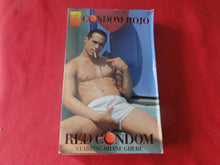 Load image into Gallery viewer, Vintage Adult XXX VHS Porn Tape Video Gay Interest Red Condom     V7
