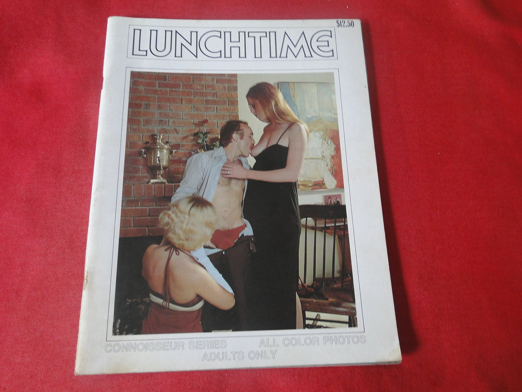 Vintage Nude Erotic Sexy Adult Magazine Lunchtime All Color     JB64