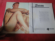 Load image into Gallery viewer, Vintage Adult Erotic Sexy Magazine Gay Interest Saxon 1968 NOT PERFECT RARE  JB1
