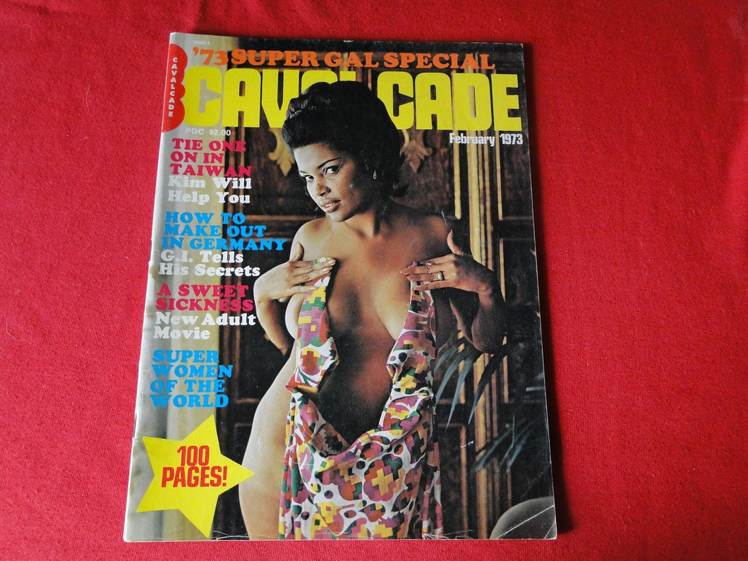 Vintage Nude Erotic Sexy Adult Magazine Cavalcade February 1973         JB25