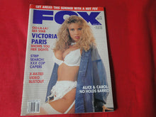 Load image into Gallery viewer, Vintage Nude Erotic Sexy Adult Magazine Fox August 1990     AS
