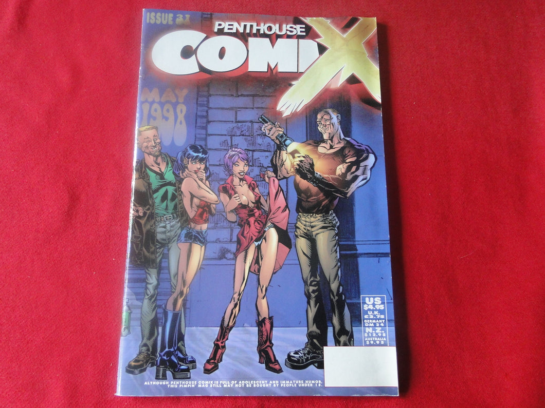 Vintage Nude Erotic Sexy Adult Comic Book Penthouse Comix May 1998 Issue 31     P83