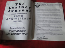 Load image into Gallery viewer, Vintage Adult Erotic Sexy Magazine Gay Interest International Mr. Leather 1992 ROUGH   JB1
