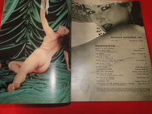 Load image into Gallery viewer, Vintage Nude Erotic Sexy Adult Magazine Monsieur October 1957      JB2
