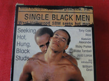 Load image into Gallery viewer, Vintage Adult XXX VHS Porn Tape Video Gay Interest Single Black Men   V7
