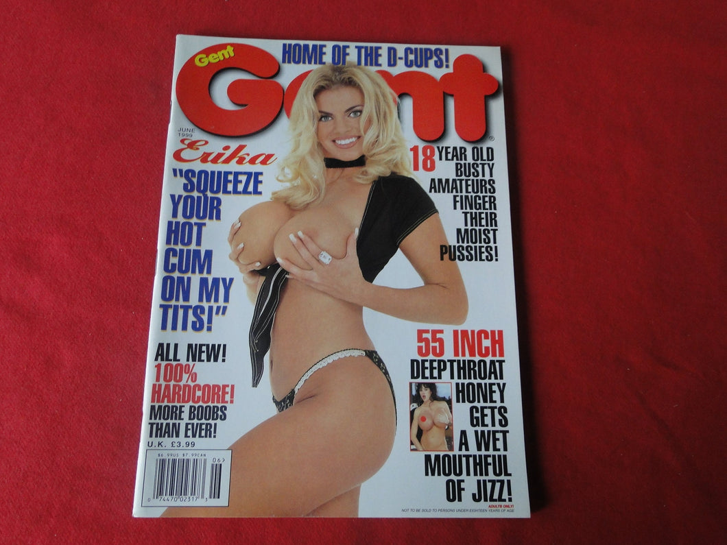 Vintage Nude Erotic Sexy Adult Magazine Gent June 1999                69