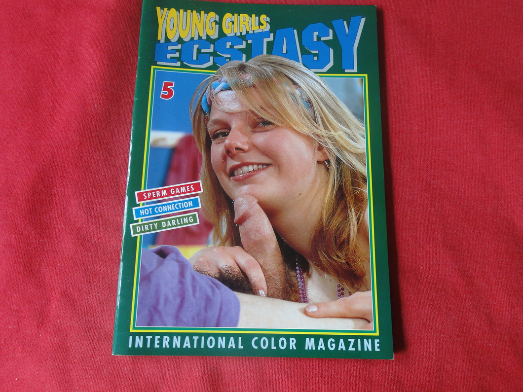 Vintage Nude Erotic Sexy Adult Magazine Young Girls Ecstasy #5    JB56
