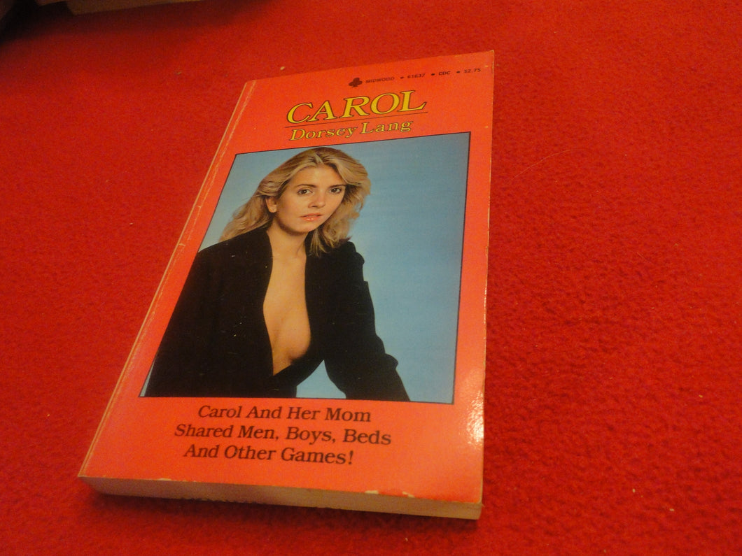 Vintage Erotic Adult Paperback Book/Novel Carol Dorsey Lang    G4
