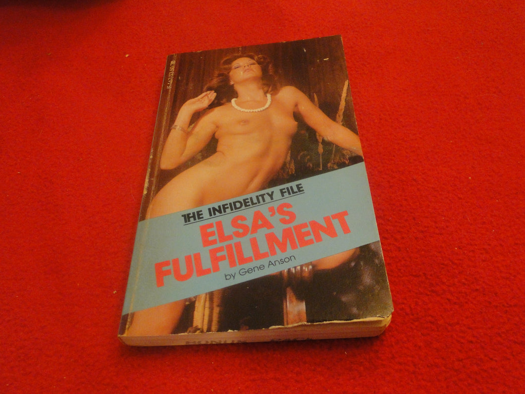 Vintage Erotic Adult Paperback Book/Novel Elsa's Fulfillment     G4