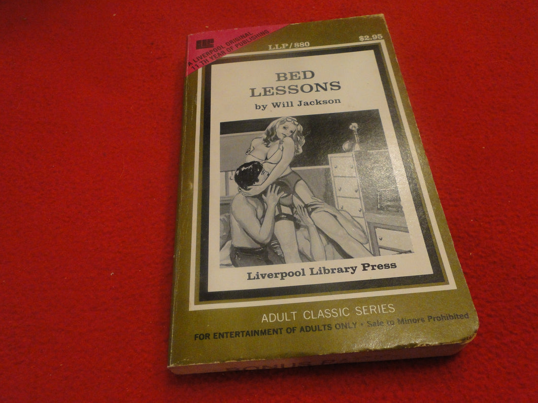 Vintage Erotic Adult Paperback Book/Novel Bed Lessons Liverpool   G4