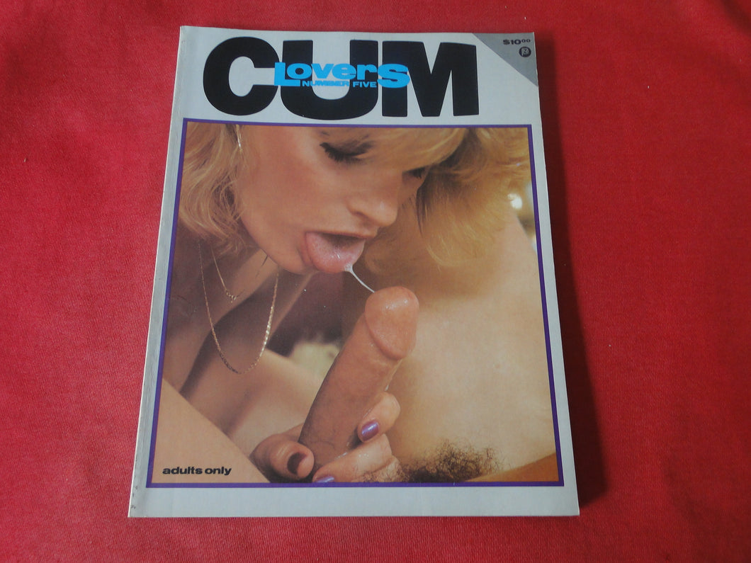 Vintage Nude Erotic Sexy Adult Magazine Cum Lovers #5 1983        JB26