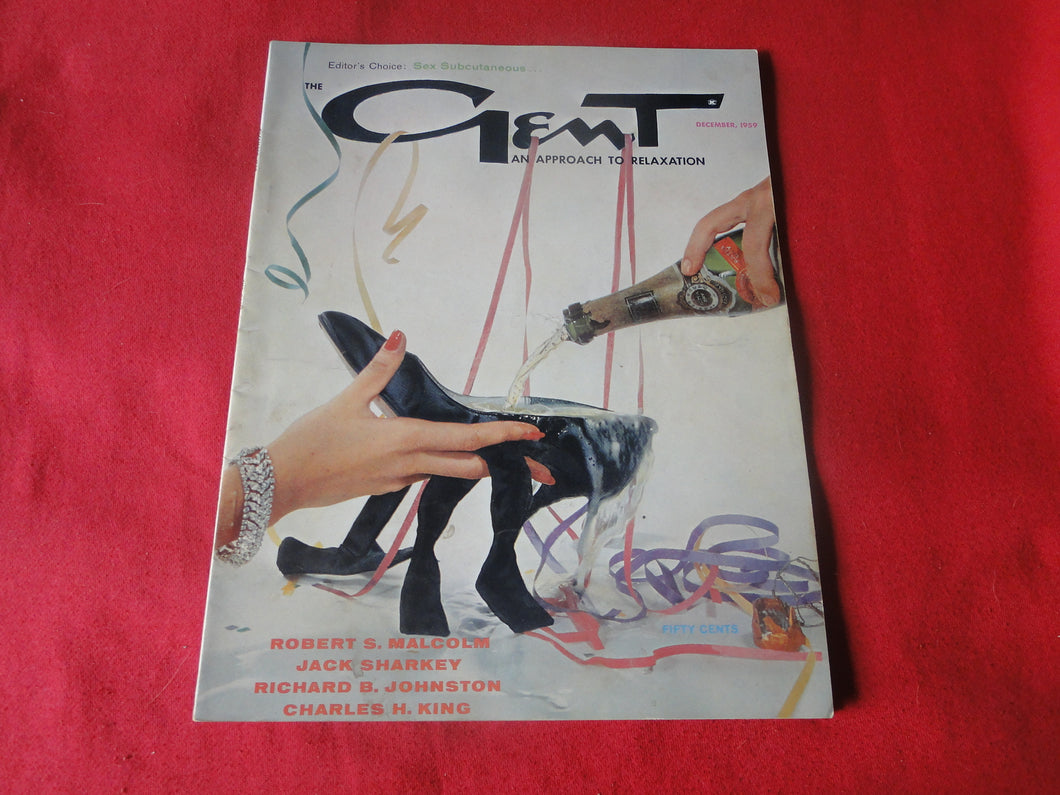 Vintage Nude Erotic Sexy Adult Magazine Gent December 1959       JB2