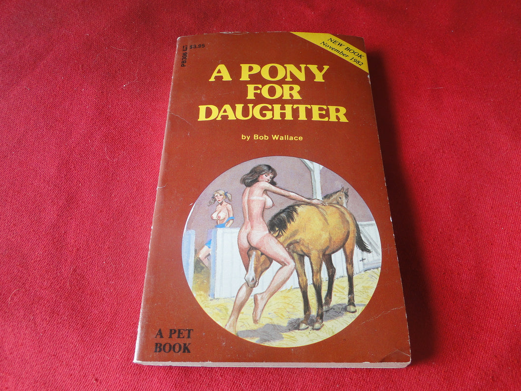 Vintage Erotic Adult Paperback Book/Novel Greenleaf A Pony For Daughter       PB3