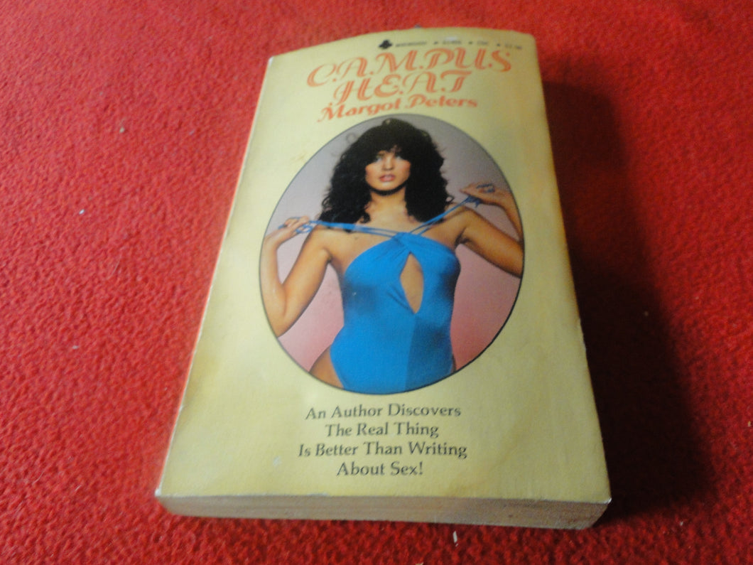 Vintage Adult Paperback Novel/Book Campus Heat Margot Peters  G5