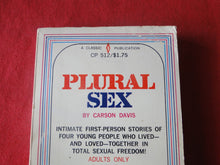 Load image into Gallery viewer, Vintage Erotic Adult Paperback Book/Novel Plural Sex 1968    X15
