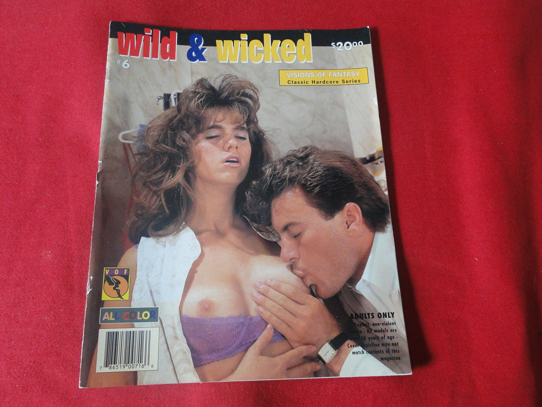 Vintage Nude Erotic Sexy Adult Magazine Wild & Wicked All Color   40