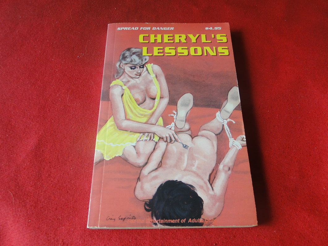 Vintage Erotic Adult Paperback Book/Novel Cheryl's Lessons        PB3