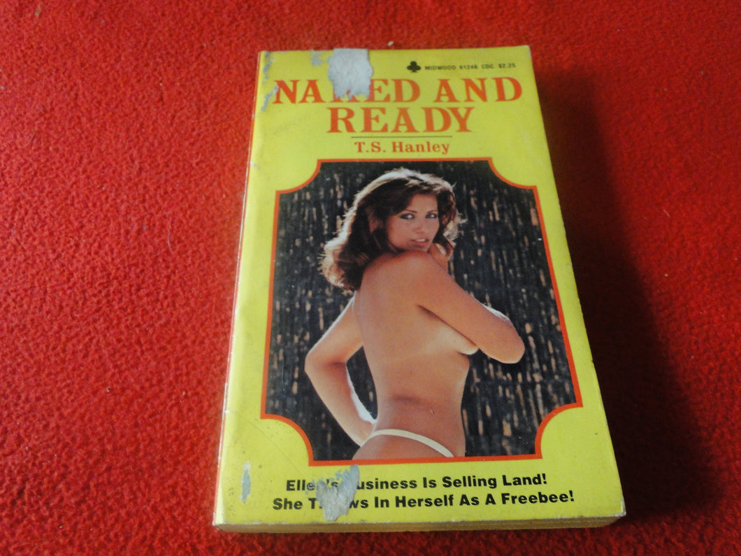 Vintage Erotic Adult Paperback Novel/Book Naked and Ready ROUGH    G5