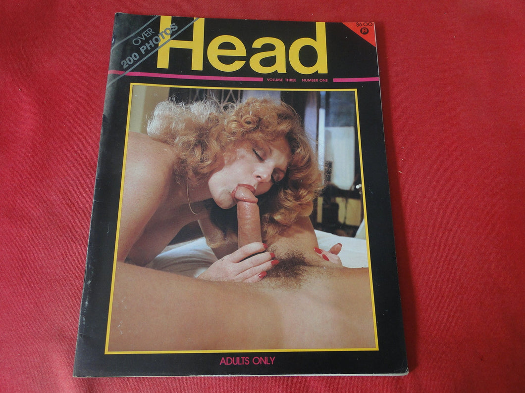 Vintage Nude Erotic Sexy Adult Magazine Head 1981     JB29