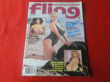 Load image into Gallery viewer, Vintage Nude Erotic Sexy Adult Magazine Fling March 1991      JB11
